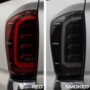 Toyota Tacoma Tail Lights - FORM Lighting - Sequential LED - Smoked - `16-`23